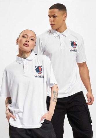 T-Shirt 'DefShop x European League of Football Hamburg Sea Devils' European League of Football en blanc : devant