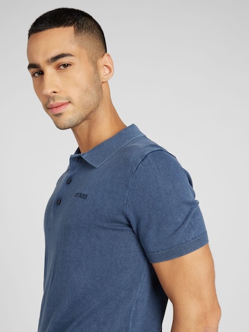 GUESS - Camiseta en azul