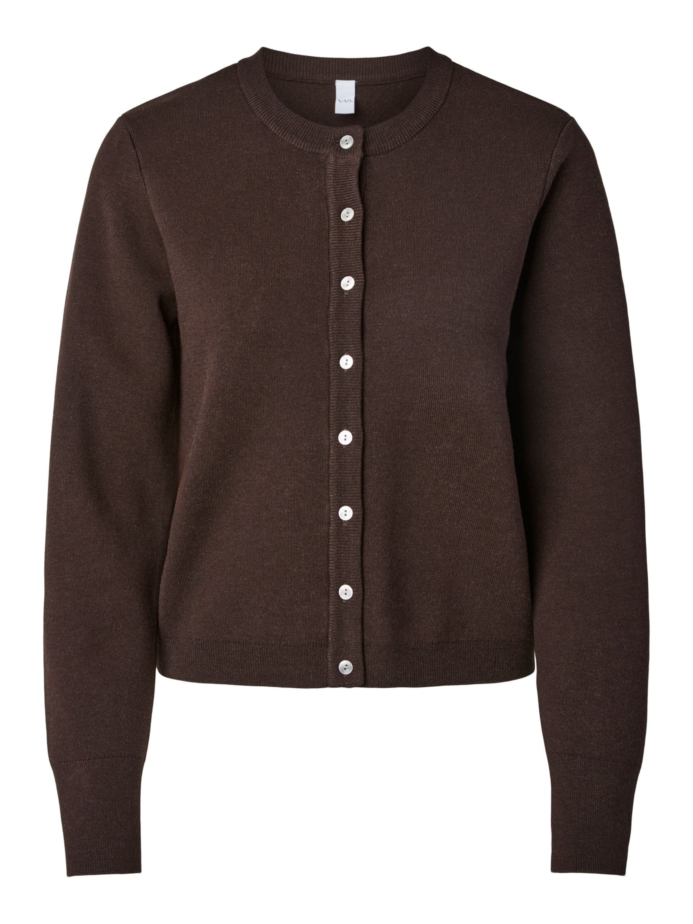 Cardigan 'YASElena' YAS en marron : devant