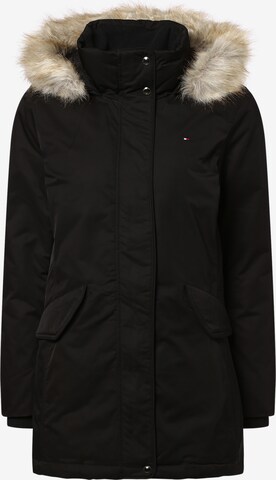 TOMMY HILFIGER Winterparka in Schwarz: predná strana