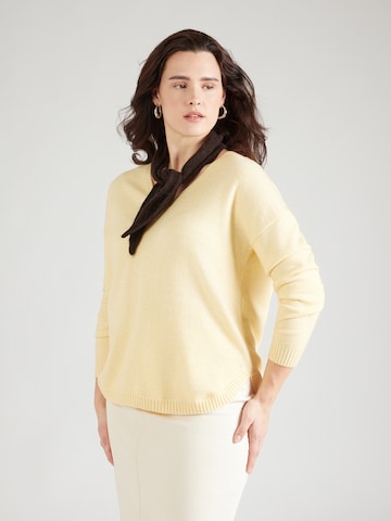 geltona ONLY Carmakoma Megztinis 'CARMargareta': priekis