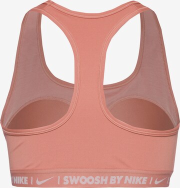 NIKE Bustier Sport-BH 'Swoosh' in Orange