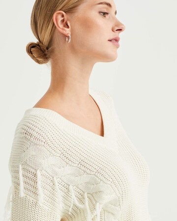 smėlio WE Fashion Megztinis