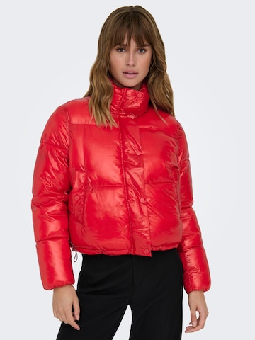 ONLY Prehodna jakna 'SKY' | rdeča barva: sprednja stran
