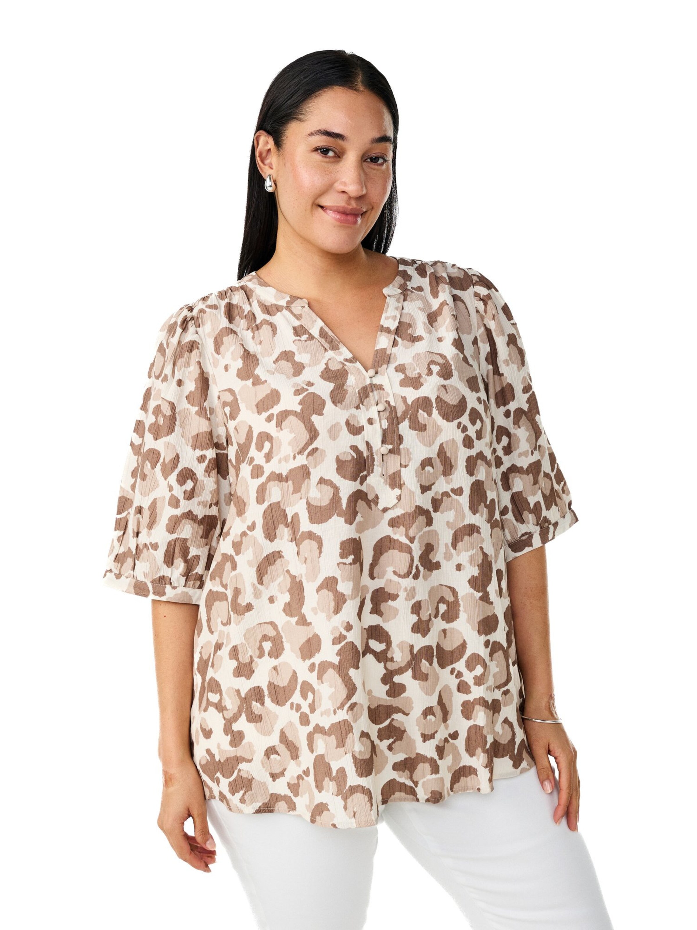 Chemisier 'Ecavia' Zizzi en rose