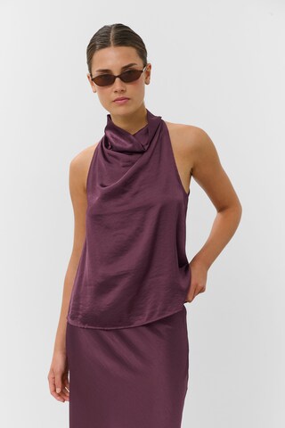 SOAKED IN LUXURY Top w kolorze fioletowy: przód