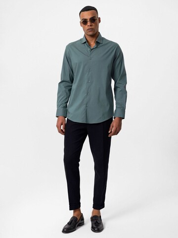 Antioch - Ajuste estrecho Camisa en azul