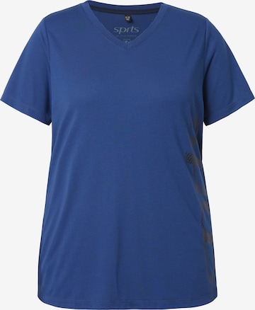 Ulla Popken Shirt in Blau: Vorderseite