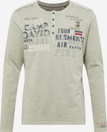 CAMP DAVID Shirt  'Brave The Element II' in Grün: predná strana