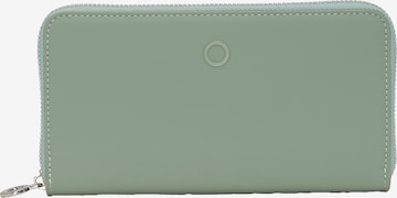 O bag Wallet in Green: front