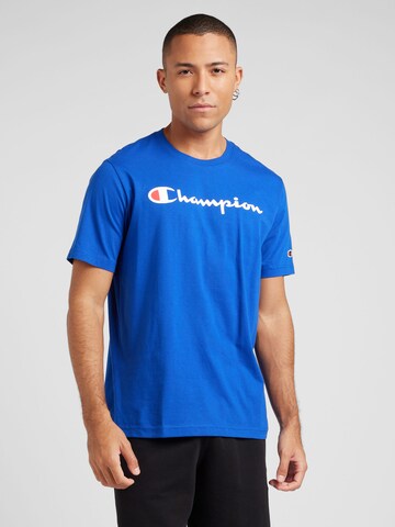 Champion Authentic Athletic Apparel Μπλουζάκι σε μπλε: μπροστά