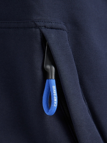 CAMP DAVID Ζακέτα φούτερ σε μπλε