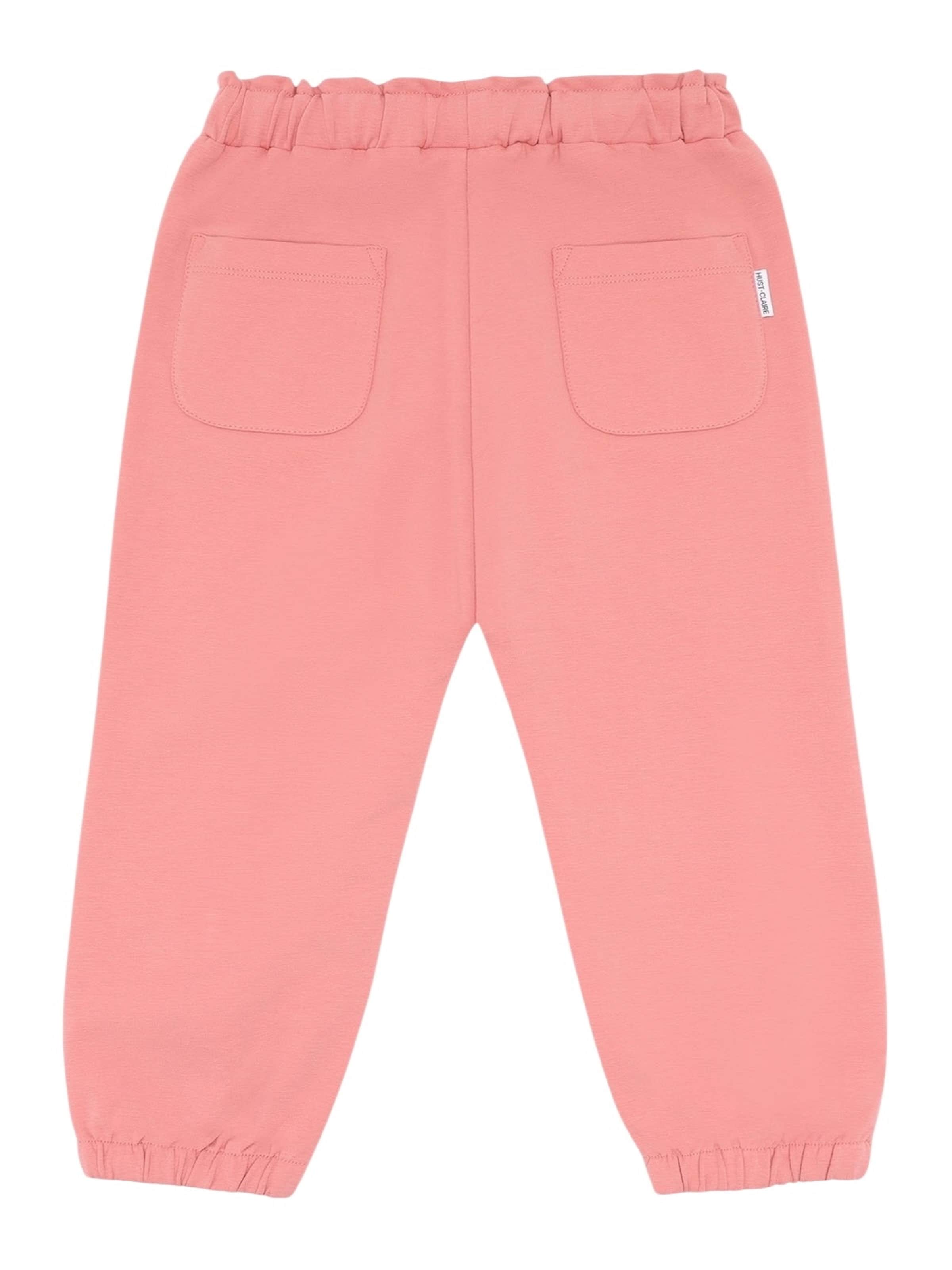 Hust & Claire Regular Trousers 'Sweatpants „Thilde Solid“ von Hust & Claire' in Pink