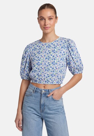 ECY Blouse in Blue: front