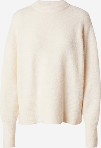 Pull-over Sublevel en beige : devant