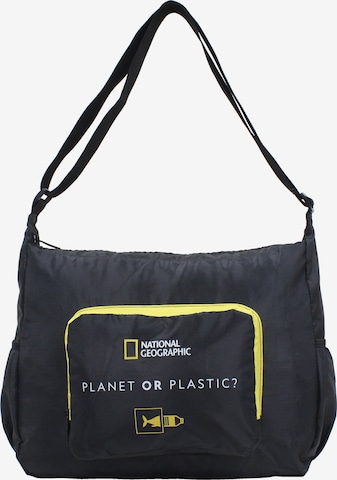 National Geographic Shoulder Bag 'Foldable' in Black: front