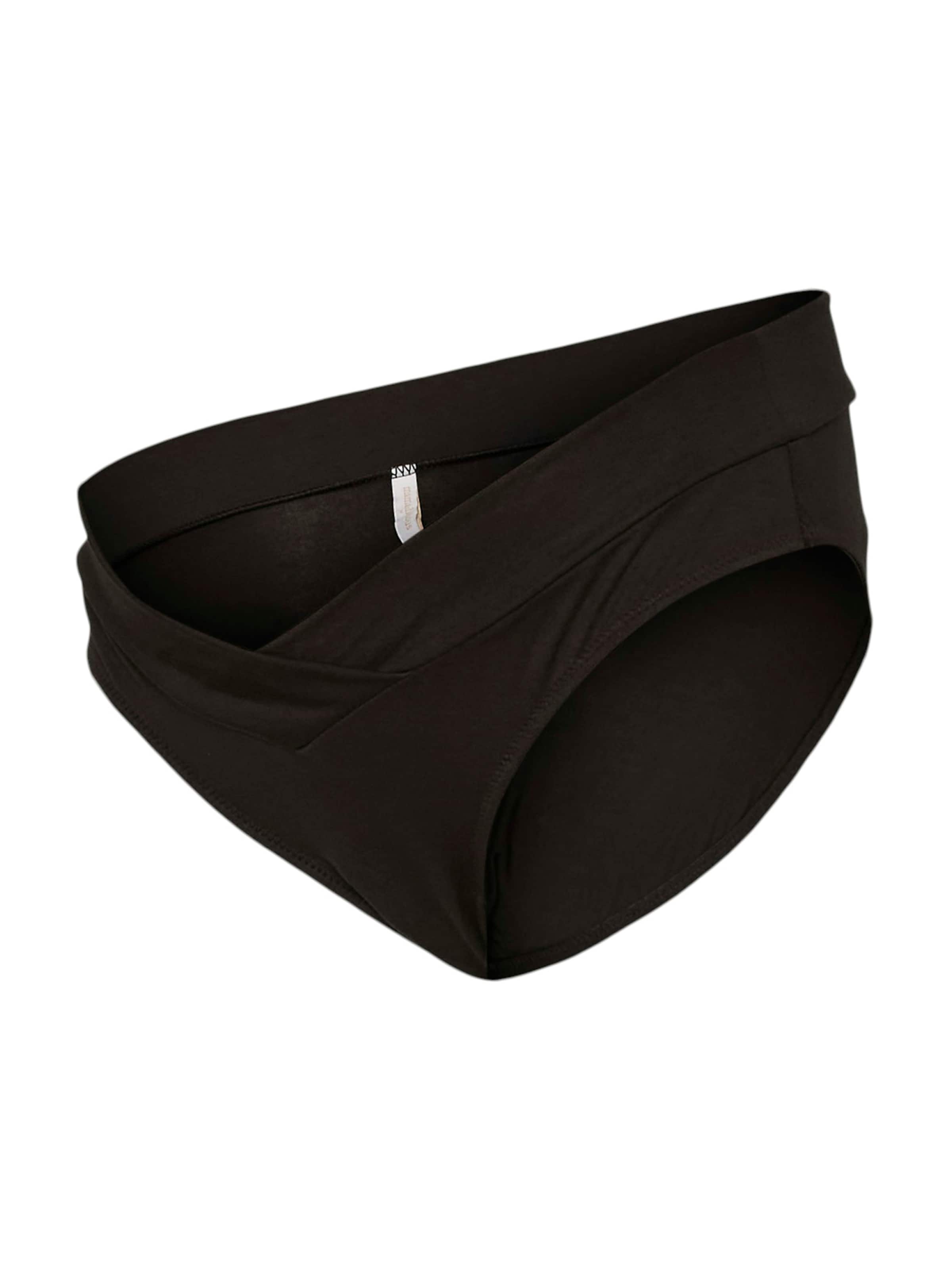 Slip 'MLSiffa' di MAMALICIOUS in nero: frontale
