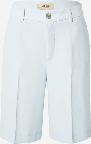 MOS MOSH Pleated Pants in Blue: front