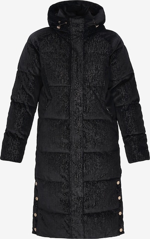 myMo at night Mantel in Schwarz: Vorderseite