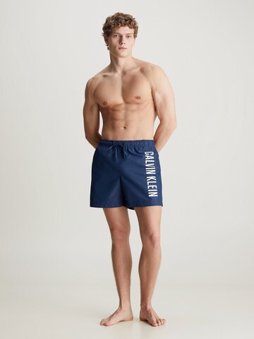 Shorts de bain 'Intense Power' Calvin Klein Swimwear en bleu