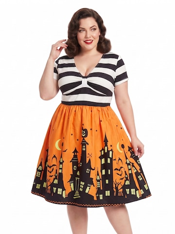 MEETWEE Oversized jurk in Oranje