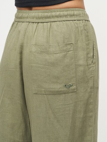 ROXY Wide Leg Hose 'LEKEITIO BREAK' in Grün