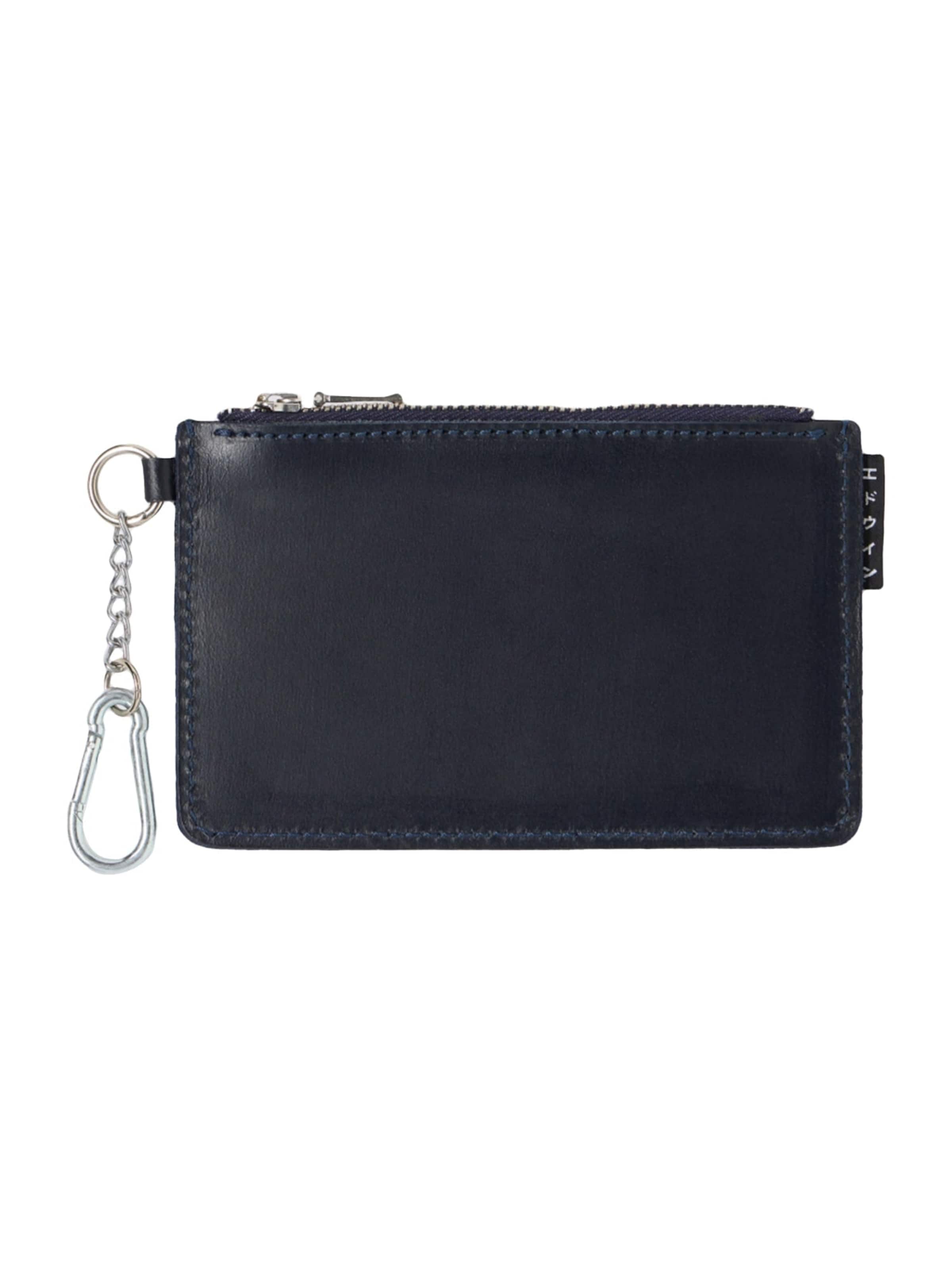 EDWIN Portemonnee 'POUCH LEATHER NAVY' in Blauw