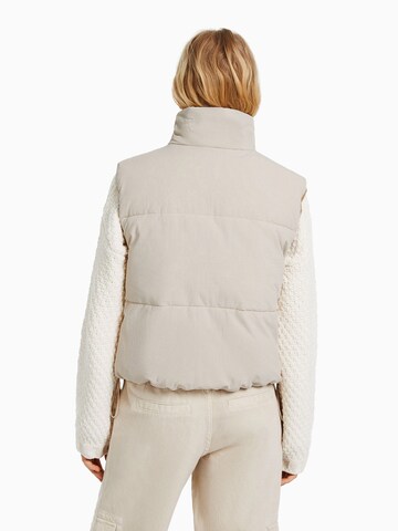 Gilet Bershka en beige