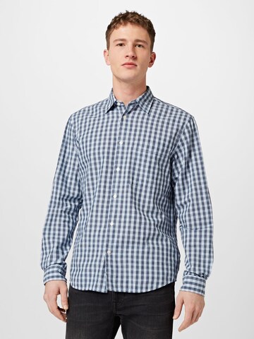 Marc O'Polo Regular fit Button Up Shirt in Blue: front