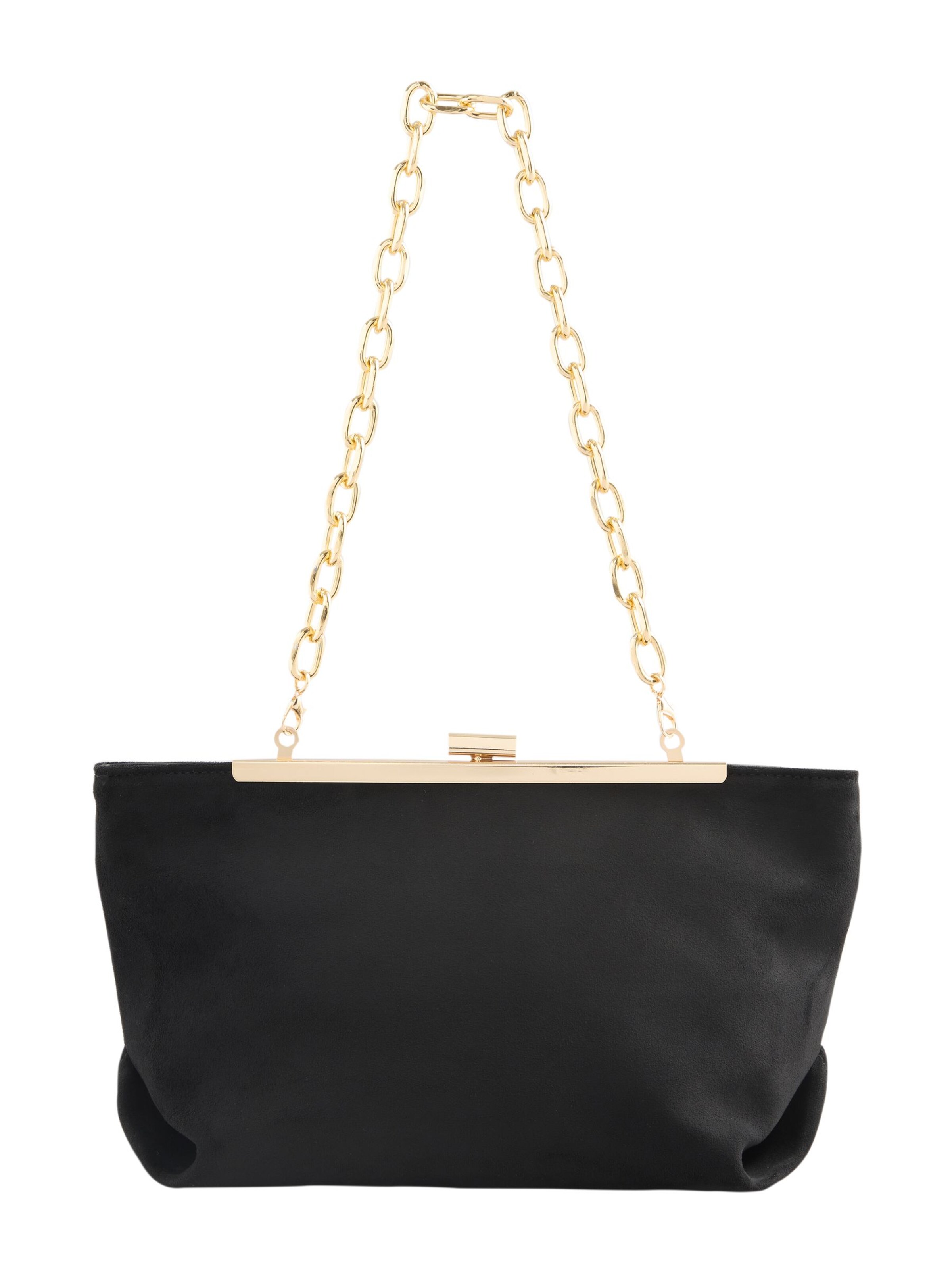 Lipsy Clutch in Black: front