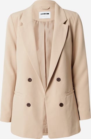 Blazer Noisy may en beige : devant