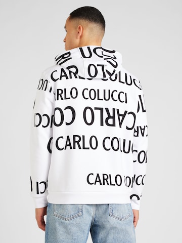 Carlo Colucci Sweatshirt i hvid