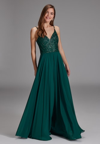 HEY KYLA Abendkleid in Grün: Vorderseite