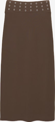 Pull&Bear Skirt in Brown: front