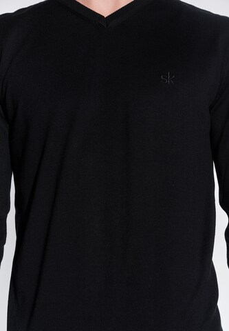 Steffen Klein Pullover in Schwarz