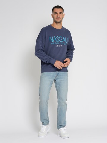 NASSAU Beach Club Sweatshirt 'NB231041' in Blauw