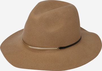 PIECES Hat 'NAVINE' in Brown: front