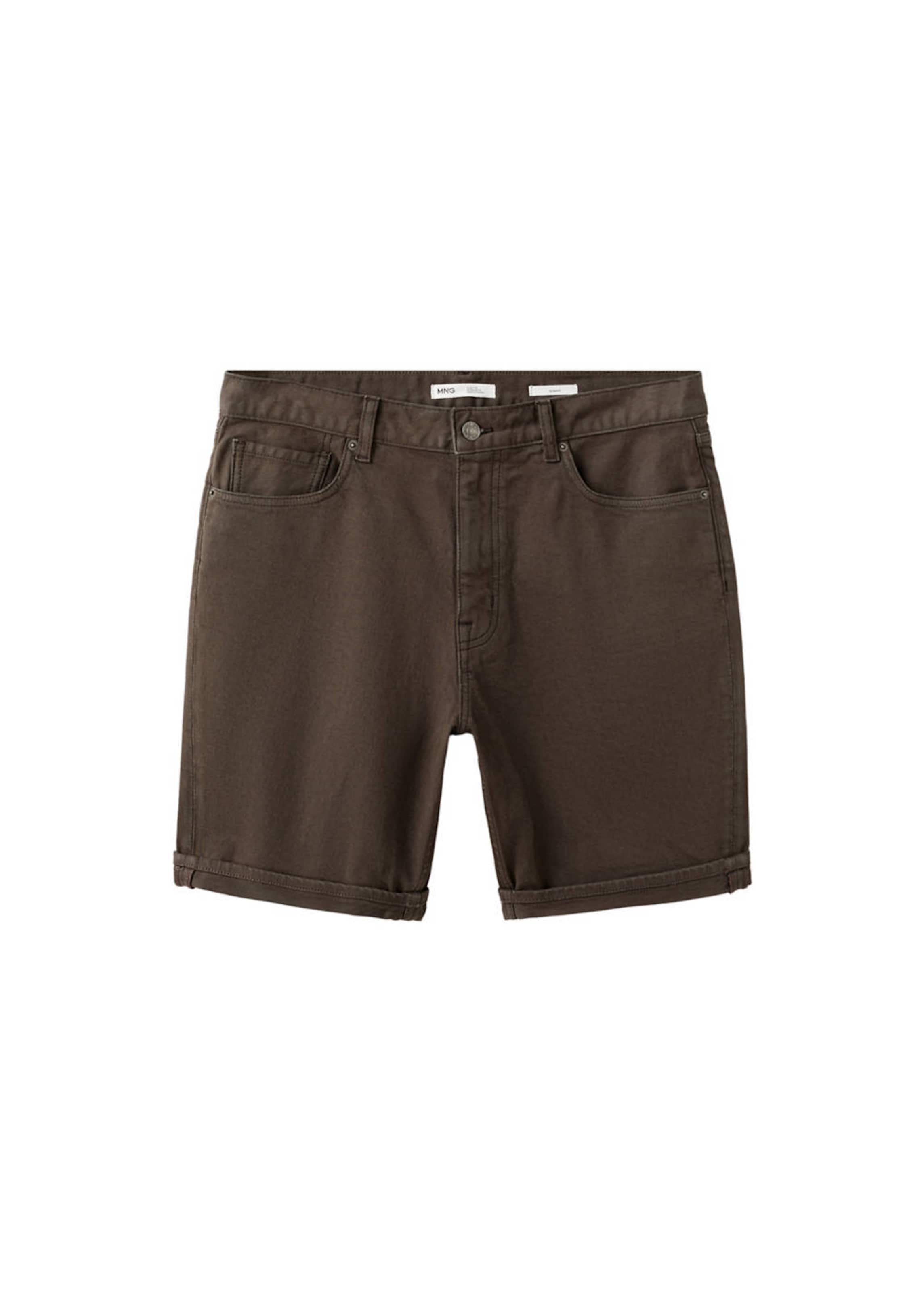 MANGO MAN Pants 'Nepto' in Brown: front