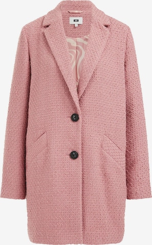 WE Fashion Between-seasons coat in Pink: front