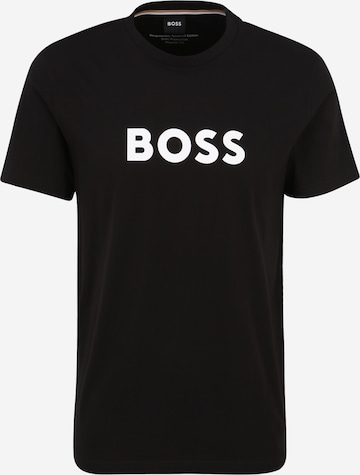 BOSS Orange Shirt in Black: front