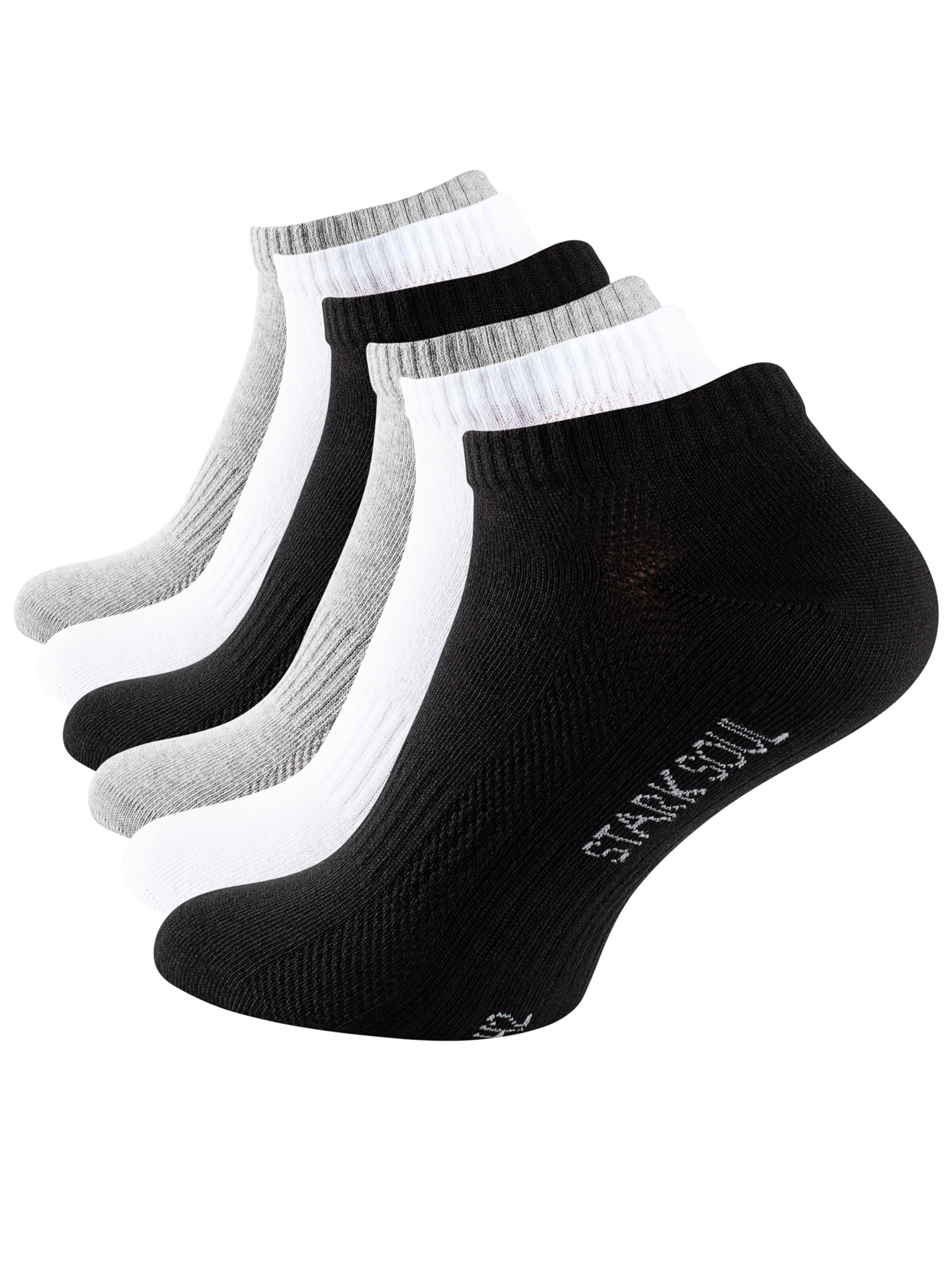 Stark Soul Socks in Black: front