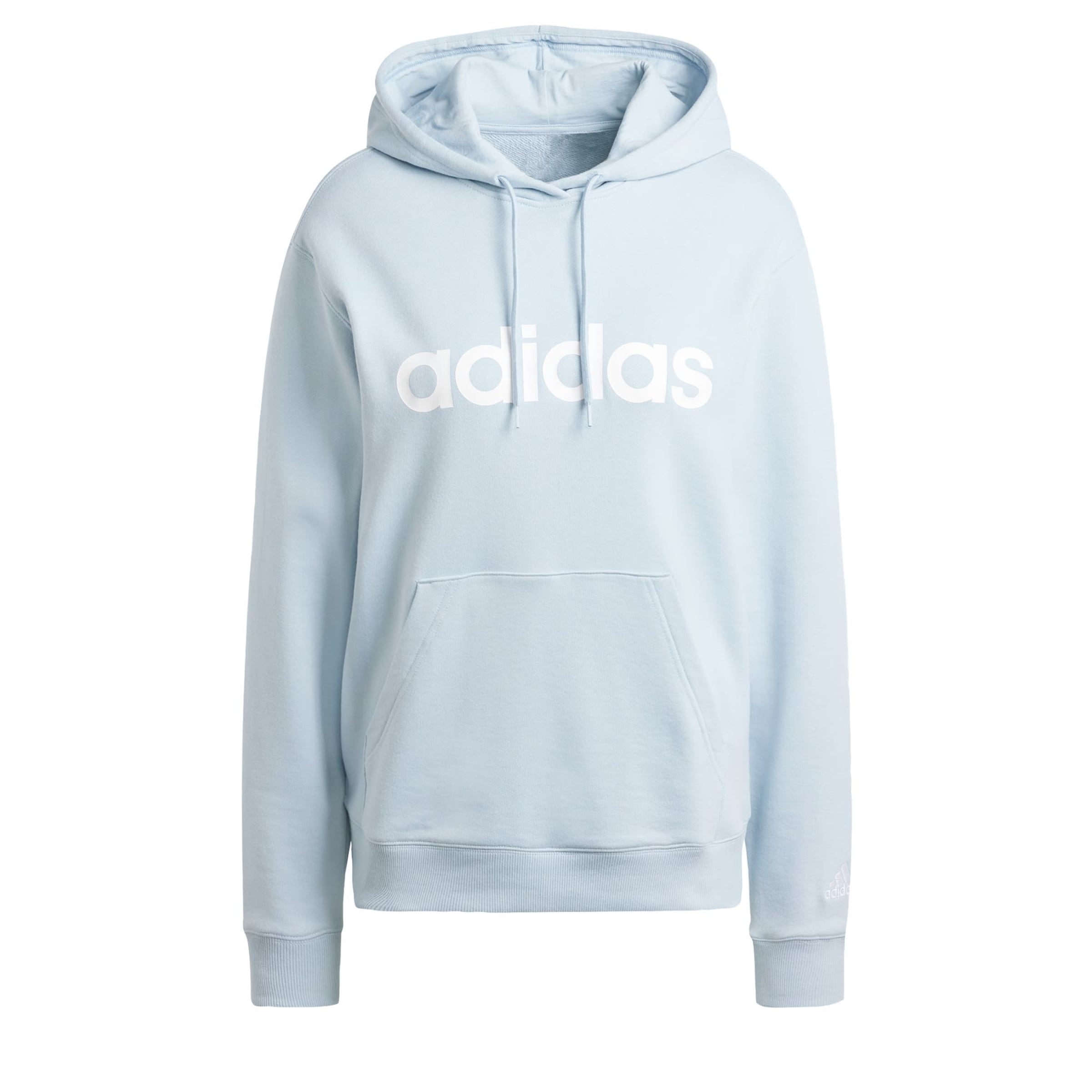 ADIDAS SPORTSWEAR Sports sweatshirt 'Essentials Linear' in Blue: front