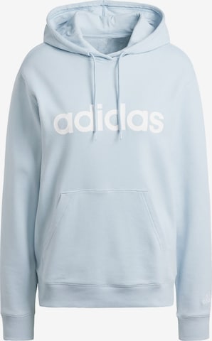 ADIDAS SPORTSWEAR Sportief sweatshirt 'Essentials Linear' in Blauw: voorkant