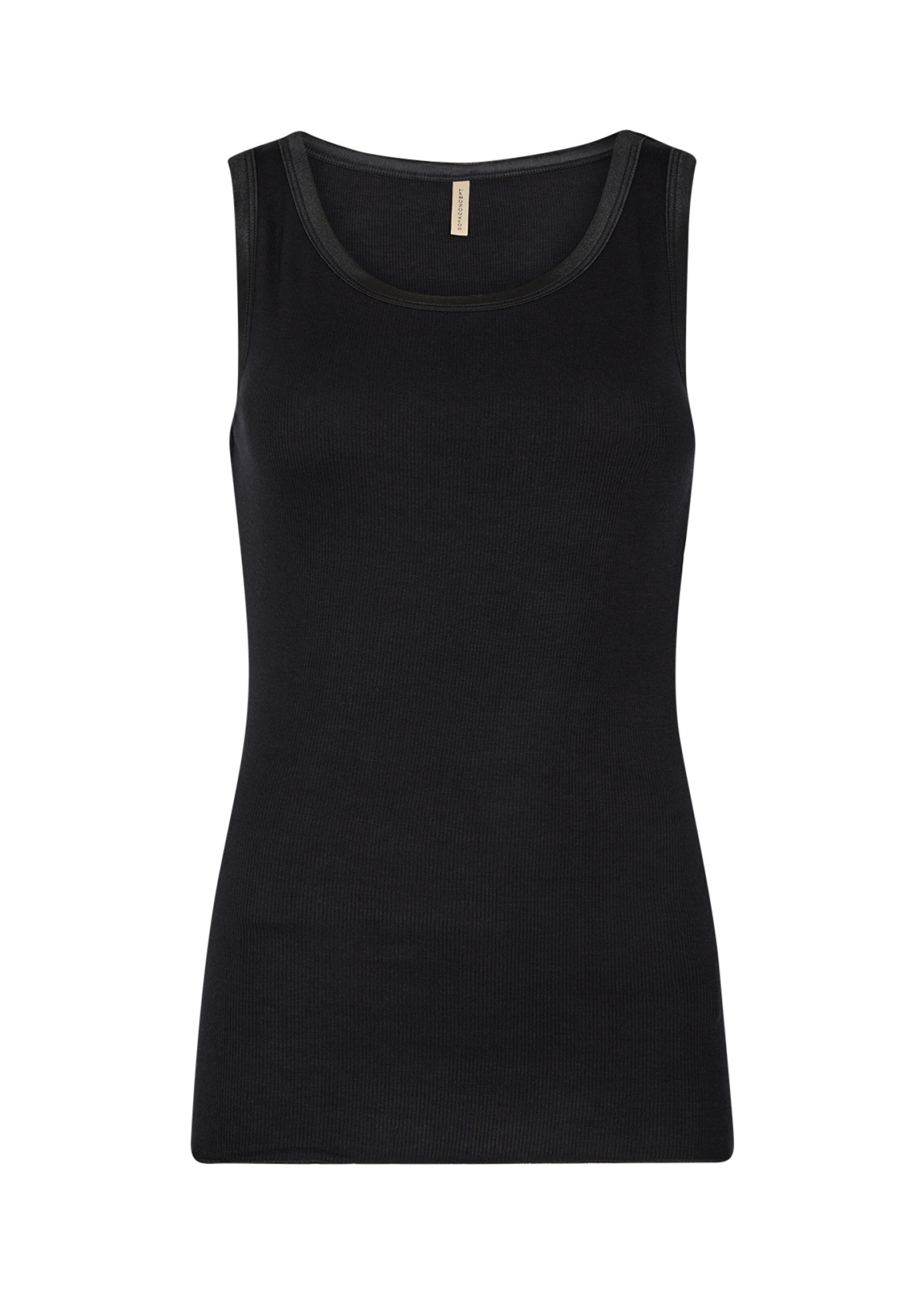 Soyaconcept Top 'RYAN 1' in Black: front