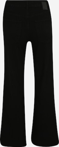 Pieces Petite Wide leg Jeans 'Peggy' in Zwart