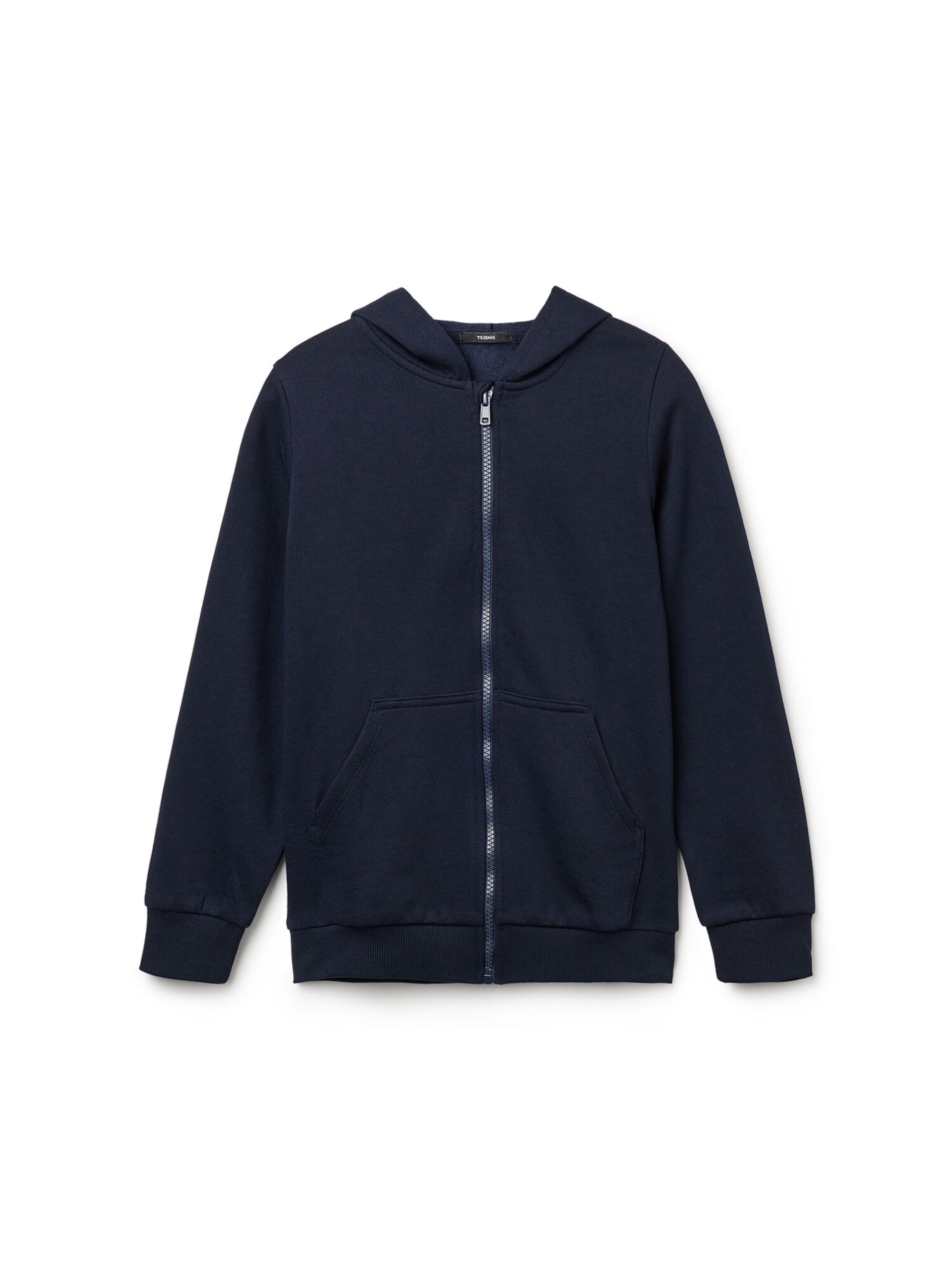 Tezenis Zip-Up Hoodie in Blue: front