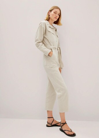 MANGO Jumpsuit 'Harper' in Beige