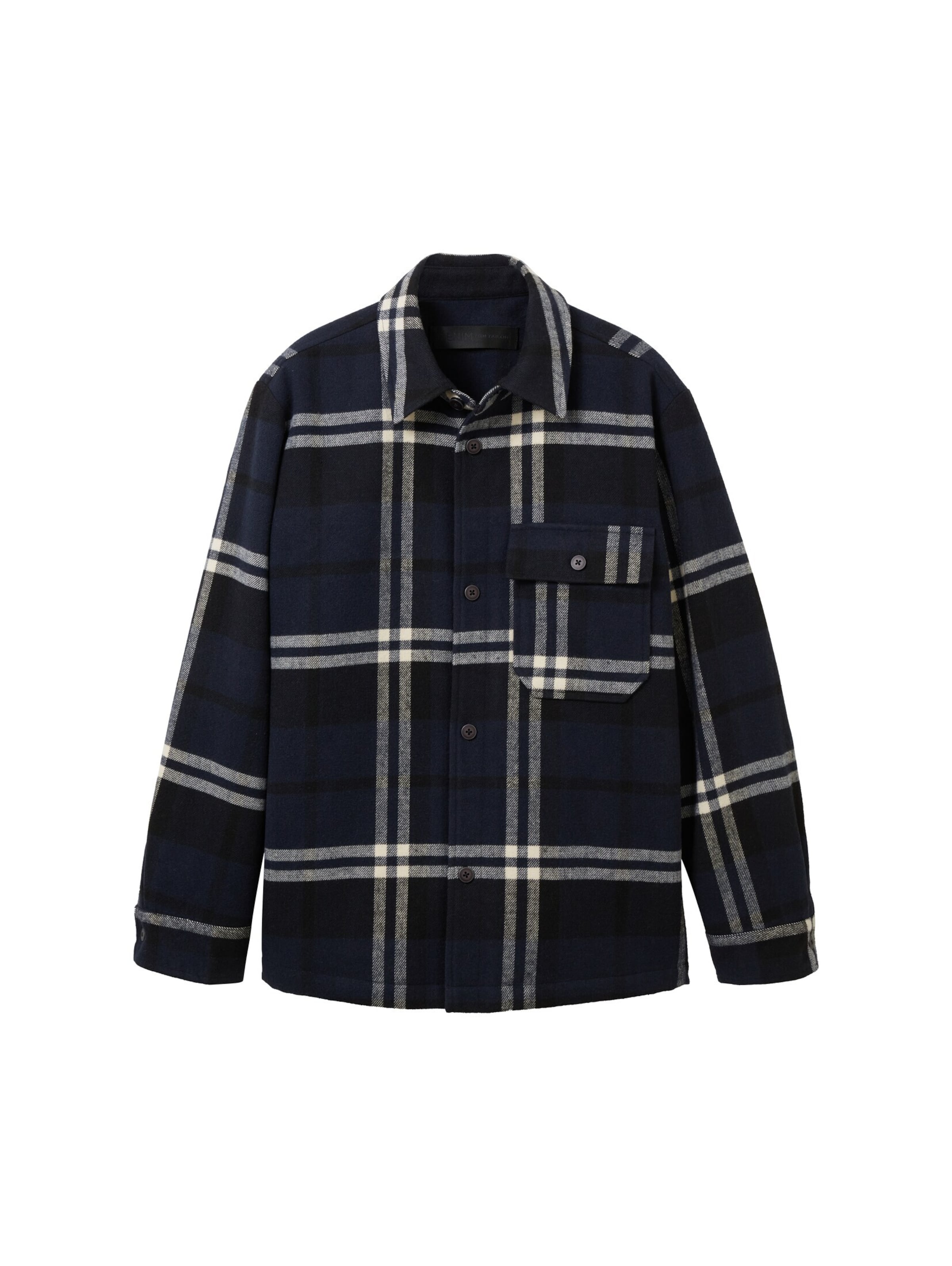 TOM TAILOR DENIM Välikausitakki värissä kitti / laivastonsininen / antrasiitti, Tuotenäkymä