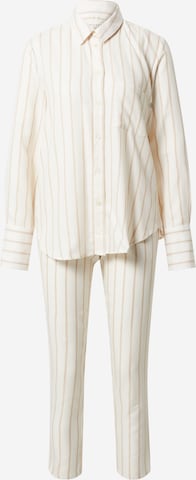 SCHIESSER Pajama in White: front