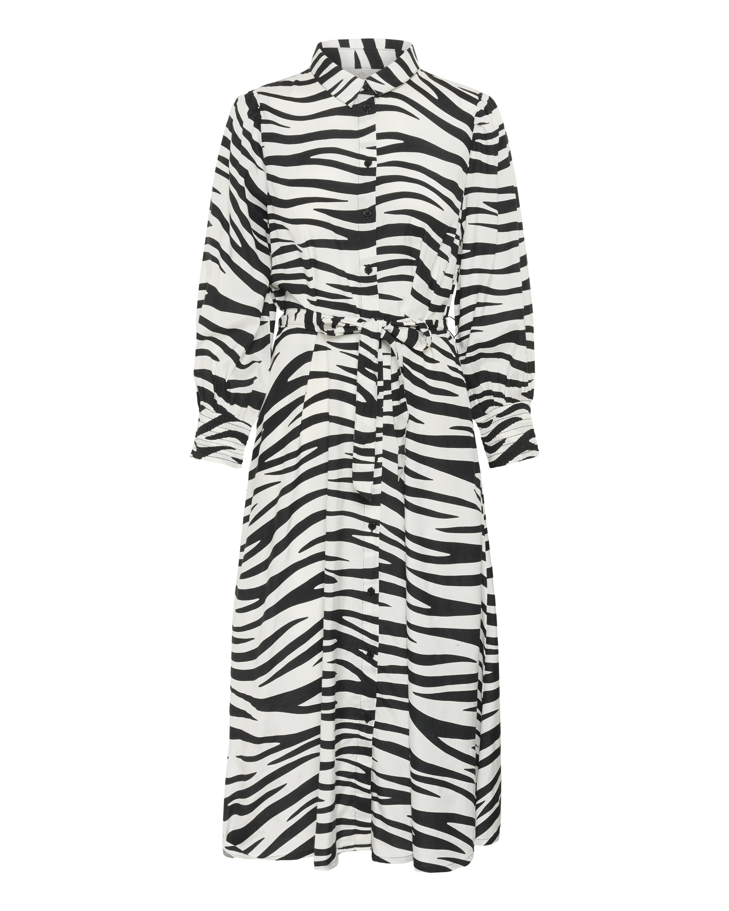 Kaffe Blousejurk 'Emine Olga' in Zwart: voorkant